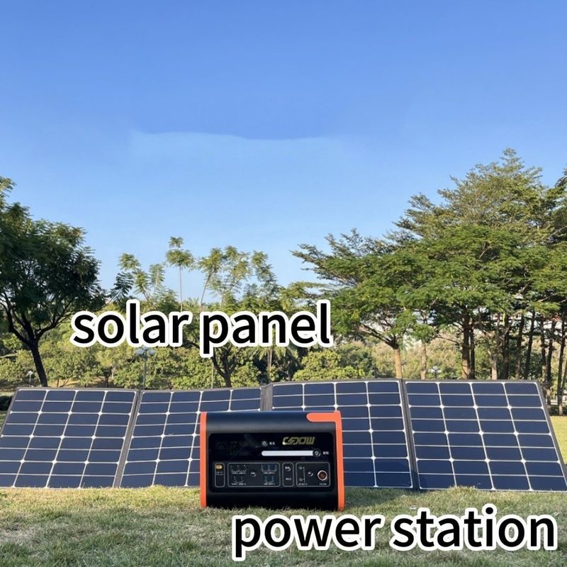Generatore solare da 2200W pannelli solari da 2500W con centrale elettrica portatile