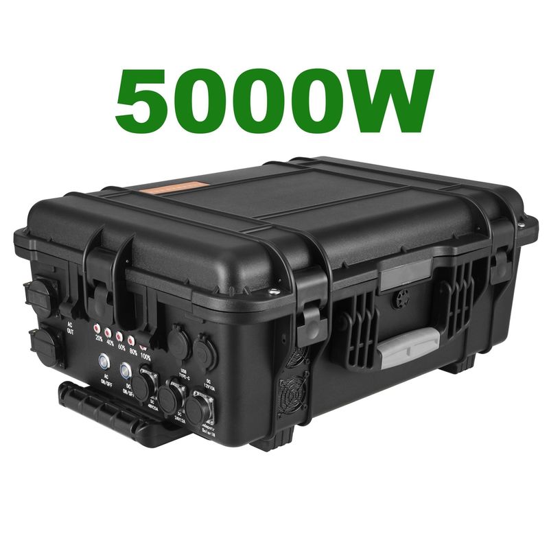 18W Max alimentazione di emergenza USB/Tipo-C con grande capacità e uscita di onde sinusoide AC pura