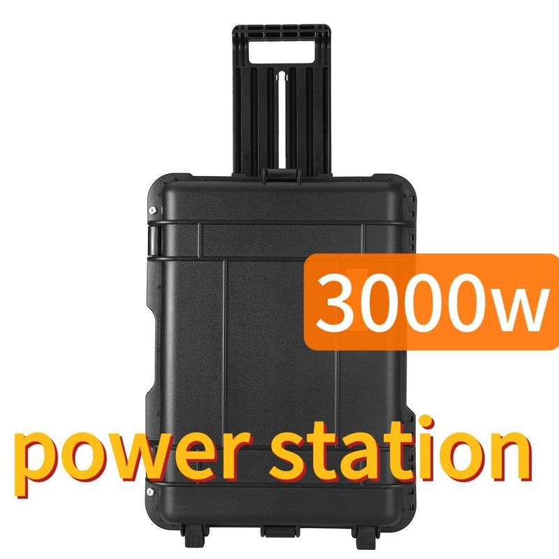 Centrale elettrica di accumulo di energia portatile da 3000 W nero personalizzabile CE.Un38.3 Certificato