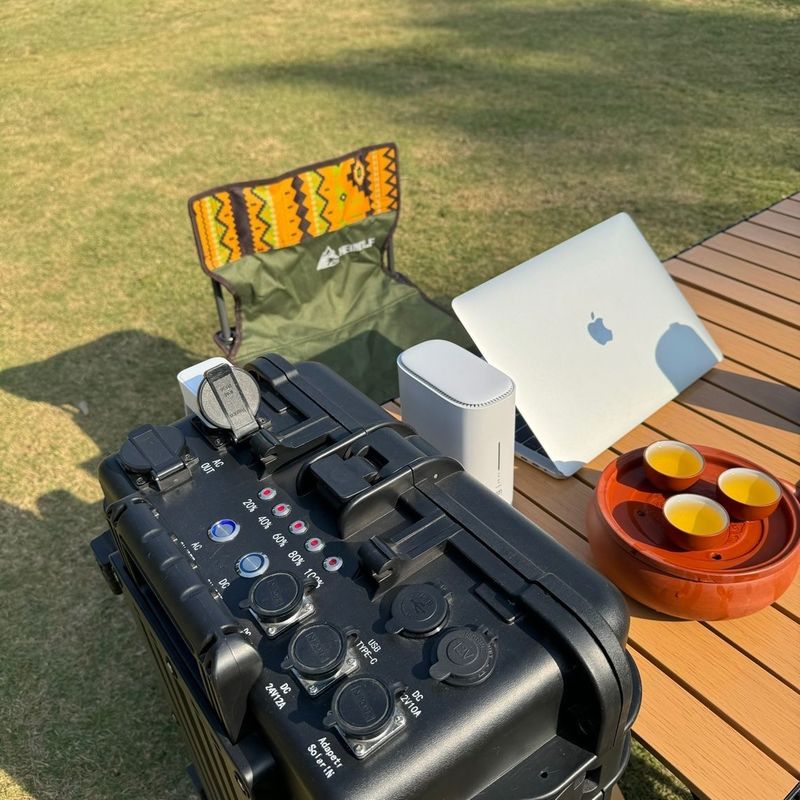Viaggi all'aperto Centrale solare portatile di grande capacità con batteria LiFePO4 4000W