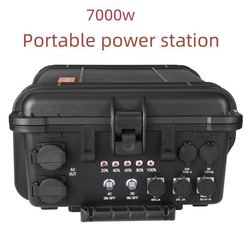 Potenza di picco 8000W Centrale di accumulo di energia per emergenze domestiche/camper/solare