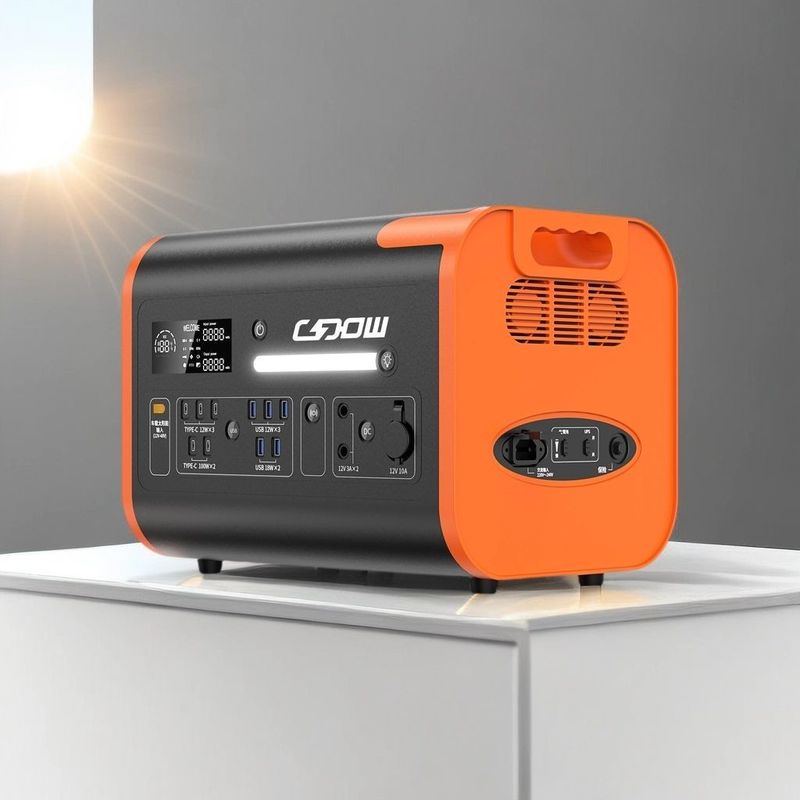 Emergenza domestica e campeggio all'aperto Generatore di energia elettrica 2200W con inverter AC/DC