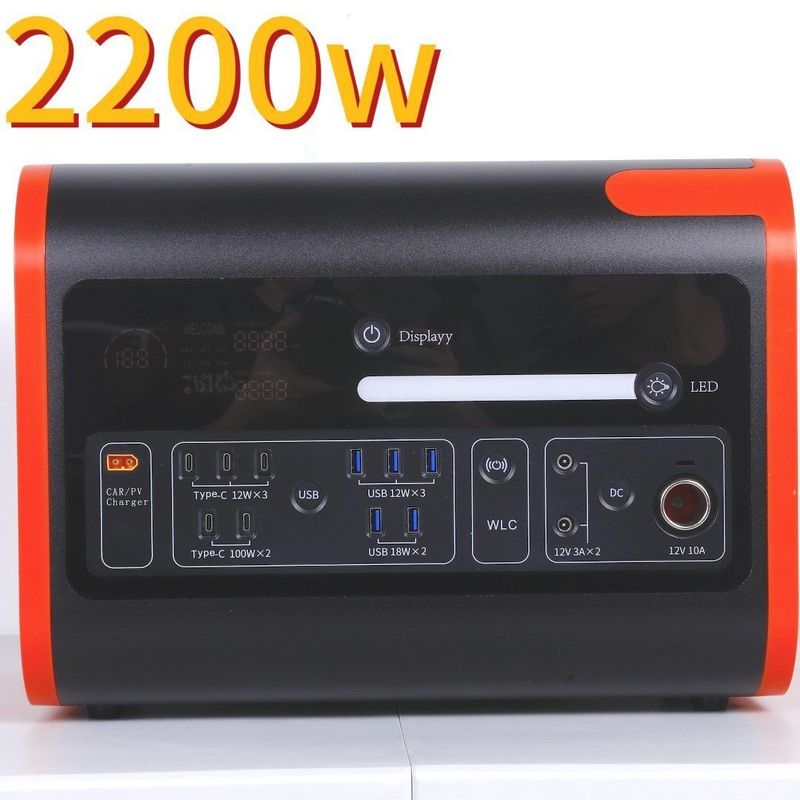 2000W generatore di emergenza solare all'aperto 2048wh alimentazione mobile per il mercato giapponese