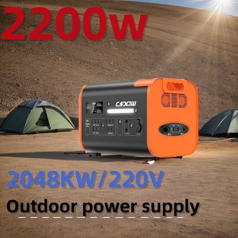 Generatore solare portatile fuori rete 600W/1000W/1800W/2200W AC 100V-120V/AC 220V-240V