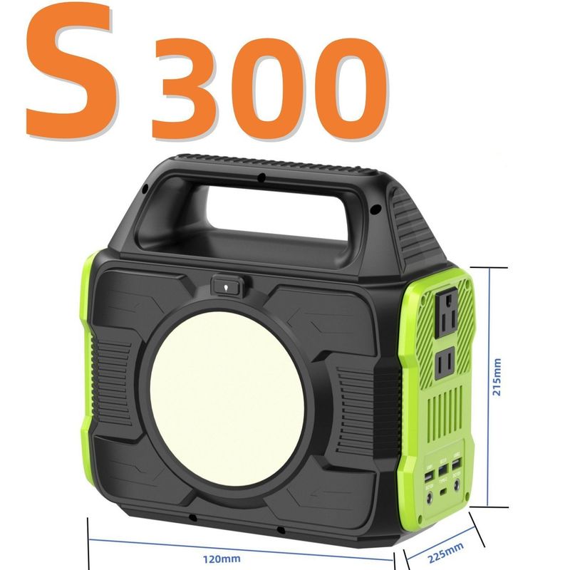 Mini centrale elettrica portatile da 300W Potente e personalizzabile per il backup di energia di emergenza