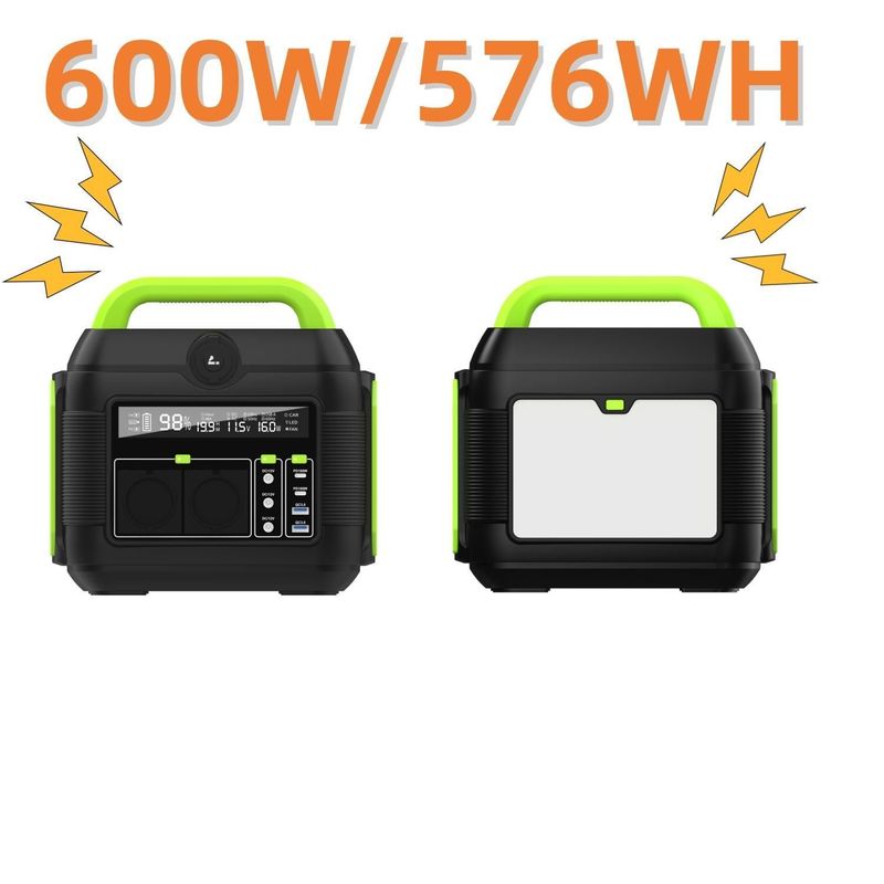 Centrale di ricarica rapida riciclabile 600W/160000mAh 110V Portable AC/DC/USB/Type-C Power Bank S6