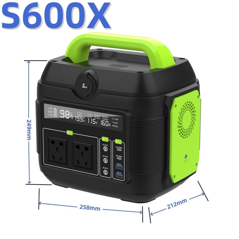600W batteria al litio MPPT caricabatterie solare da campeggio con usb diretto usb dc usb 110v 220v