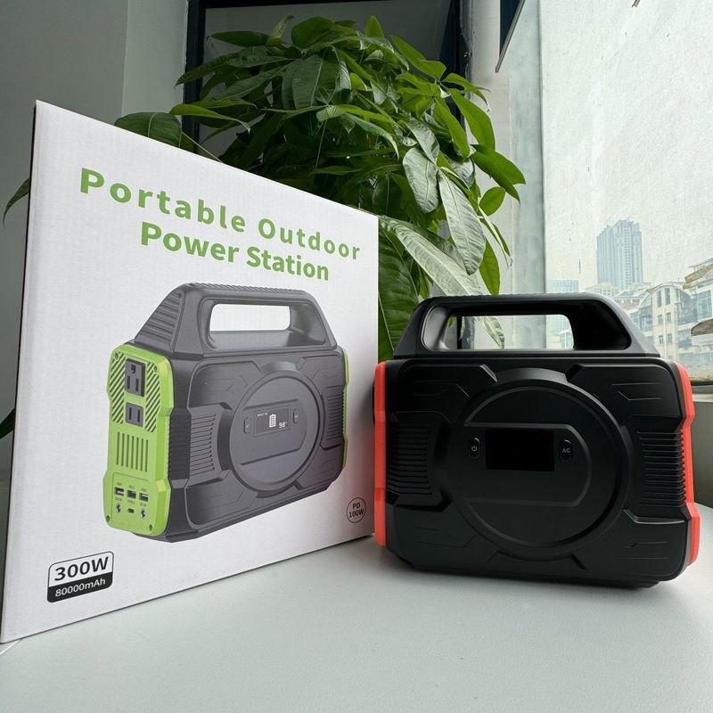 AC Socket Us S3 300W Centrale elettrica portatile di emergenza domestica con design portatile