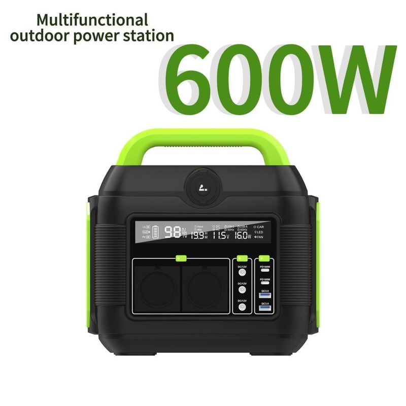 Colore personalizzabile 600W Sistema di accumulo di energia portatile per il backup di energia di emergenza