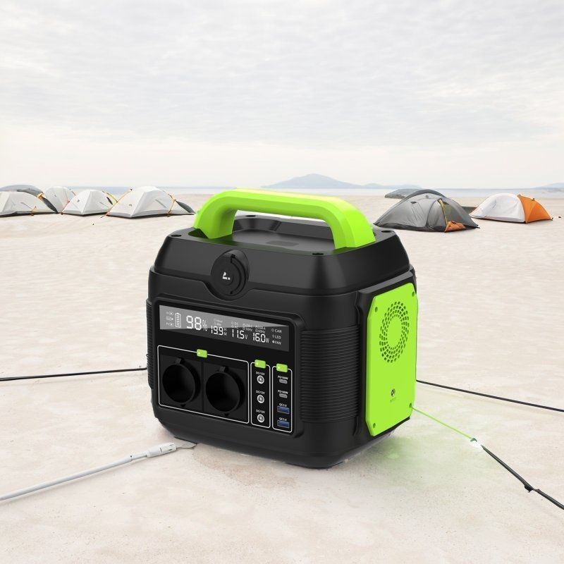 Soluzione di energia per campeggio all'aperto Centrale elettrica da 600W con batteria al litio e uscita S6