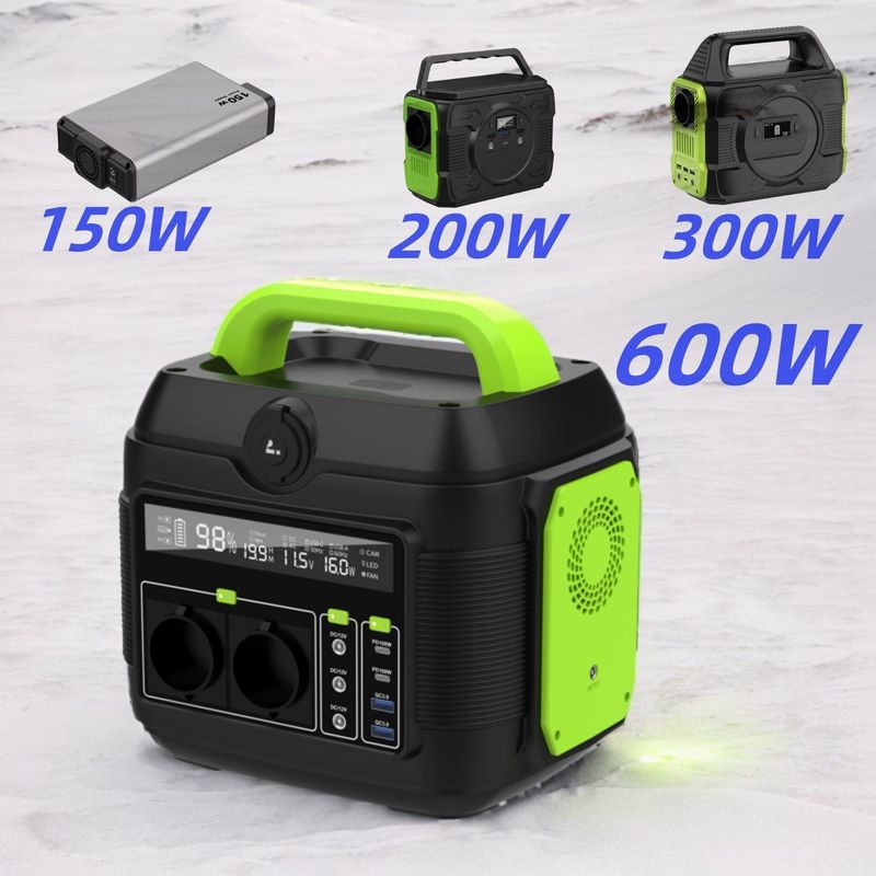 S6 Mini centrale solare mobile da 600 W per tipo di presa standard europeo e sudafricano