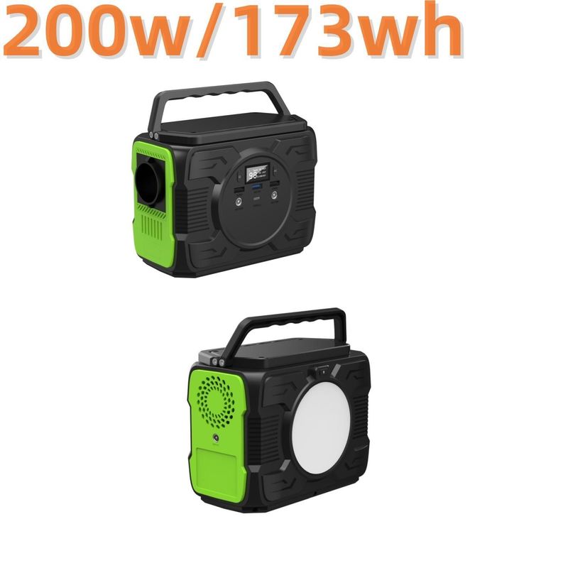 Centrale elettrica di campeggio a batteria di litio ternaria da 200W per il mercato del Sud America