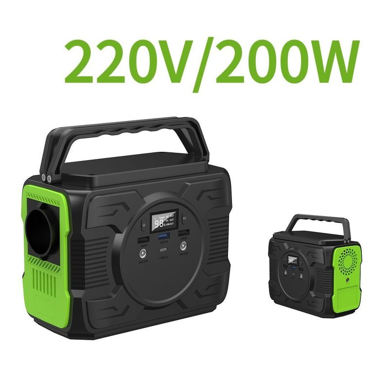 200W 300W Immagazzinamento di energia Stazione solare esterna portatile per potenza di uscita 200W