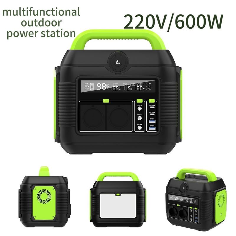 Batteria al litio da 600W Potenza solare all'aria aperta