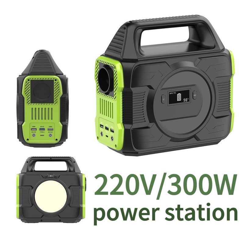Un Generatore 300W 200W 500W 600W Stazione di alimentazione portatile per campeggio all'aperto Viaggi RV