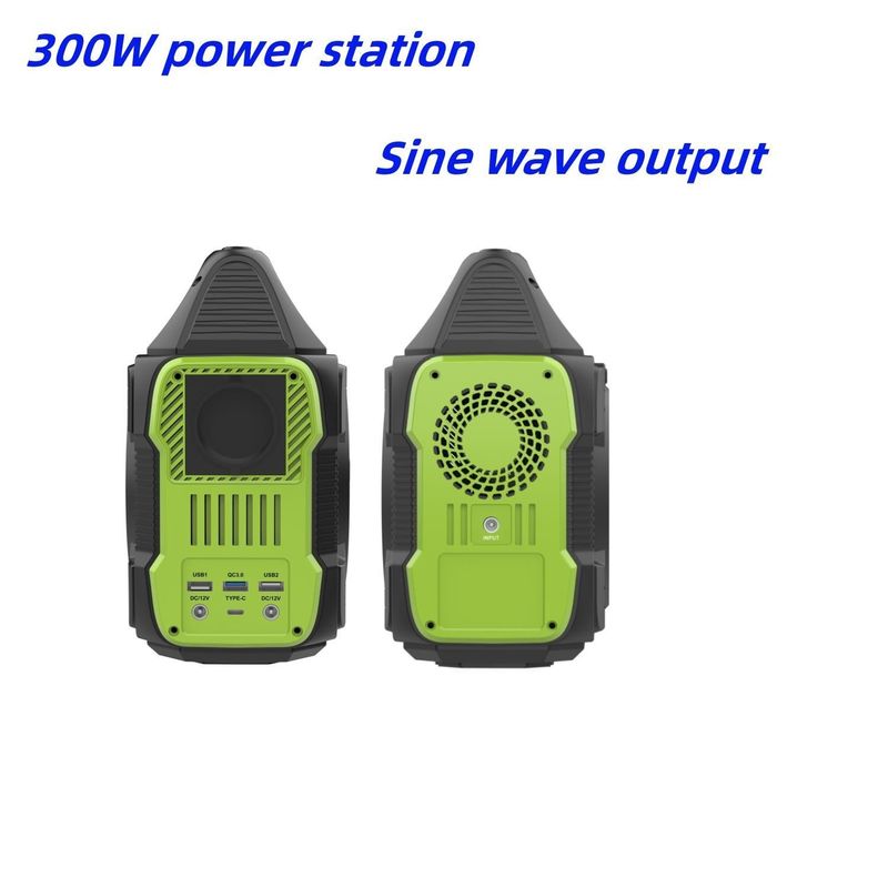Centrale di alimentazione per droni solari portatile 220V 300W Comodo caricabatterie di emergenza per campeggio