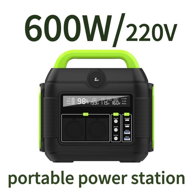 300W/500W/600W/1500W Fornitore di energia solare portatile per campeggi all'aperto ininterrotti