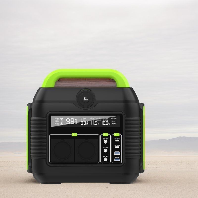 Centrale elettrica di accumulo di energia di emergenza per uso domestico riciclabile Generatore mobile portatile da 600 W