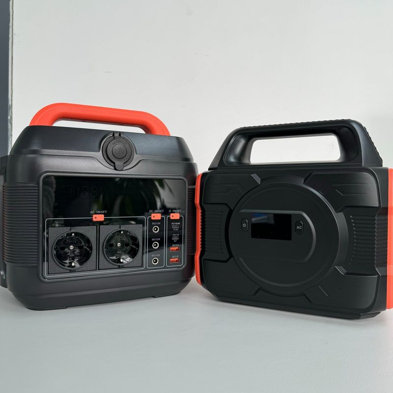 600W Home Sine Wave Energy Storage Power Stazione di ricarica auto portatile con luci a LED Generatore mobile da campeggio