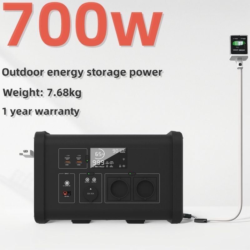 Centrale elettrica portatile di 700W Generatore solare per attività all'aperto Facile da usare