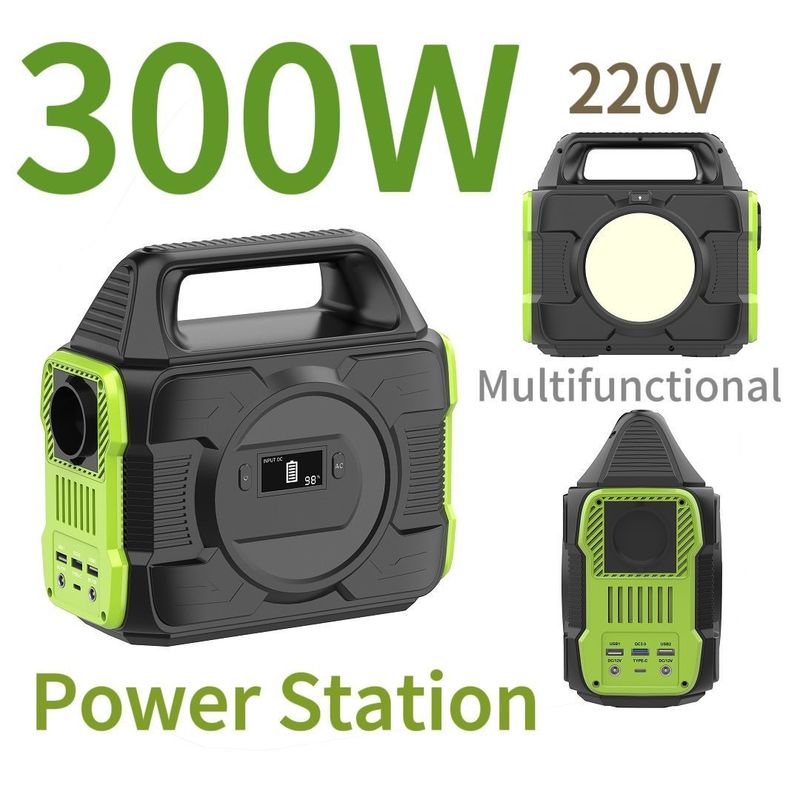 300W 220V Stazione di alimentazione magnetica portatile per prodotti solari Rivelazione schermo a cristalli liquidi