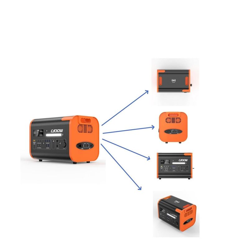 Generatore solare portatile da 100 V a 120 V/ 220 V a 240 V per attività all'aperto nel 2024