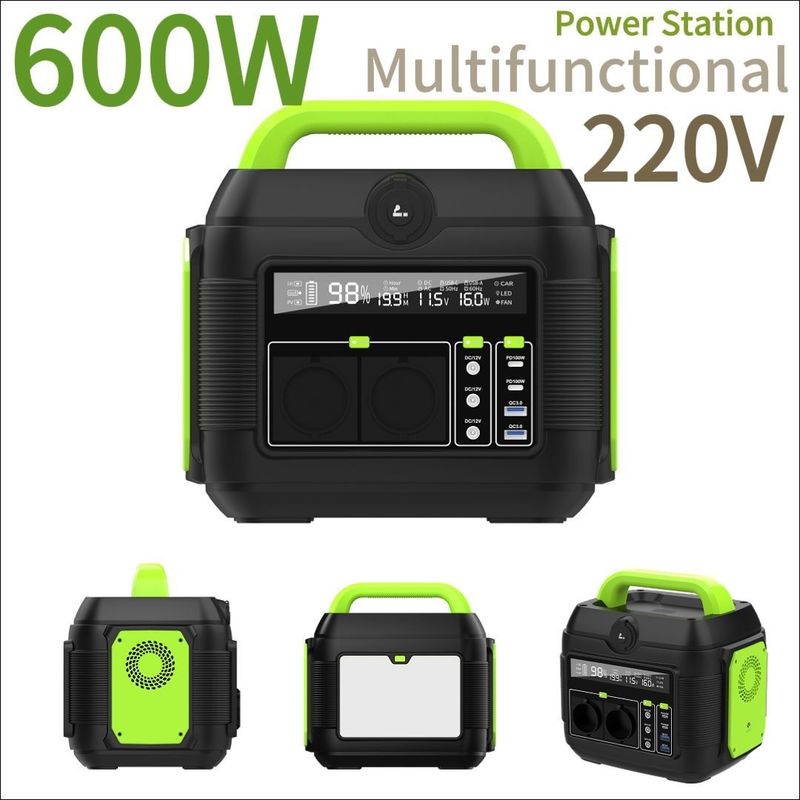 Centrale elettrica portatile personalizzabile da 300W a 500W a 600W a 1200W a 2200W per attività all'aperto