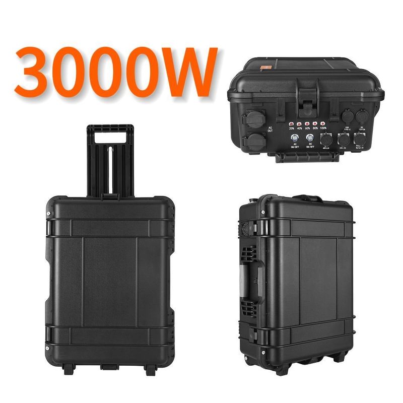 LT30 Sistema di energia solare da 3000 W con centrale elettrica esterna da 1500 W 2400 W 5000 W LiFePO4