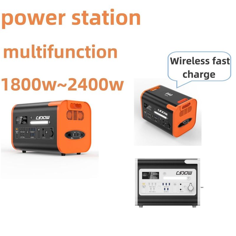 Socket CA delle Nazioni Unite 220V±5% Generatore solare portatile di emergenza 2200W per campeggio