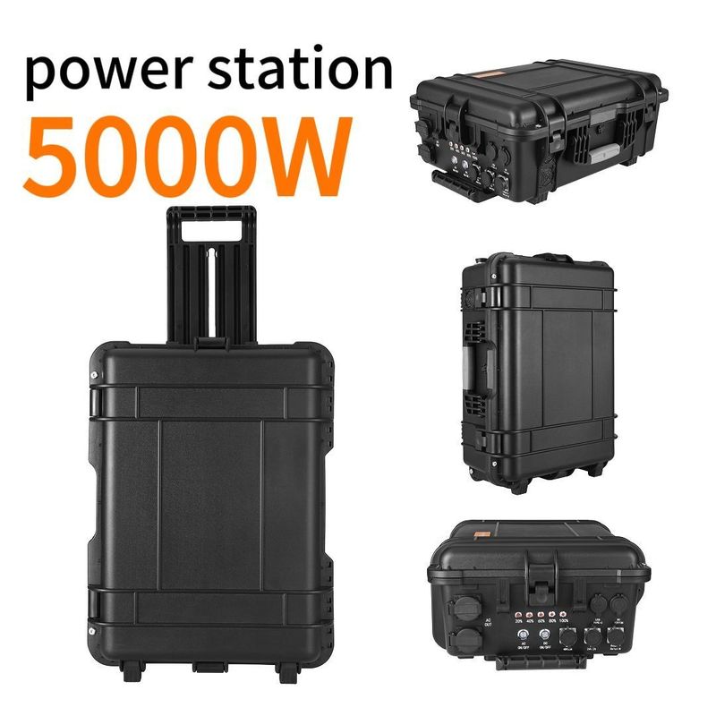 Generatore di motore solare da 5000W per viaggi a guida autonoma Materiale ABS alloy Shell Tempo di ricarica 6-7h