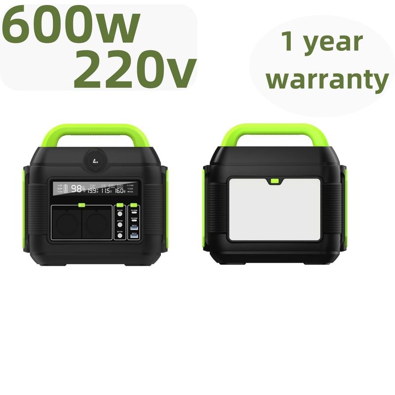 Centrale elettrica portatile di 600W 110/220V-50Hz/60Hz Generatore solare per energia ecologica