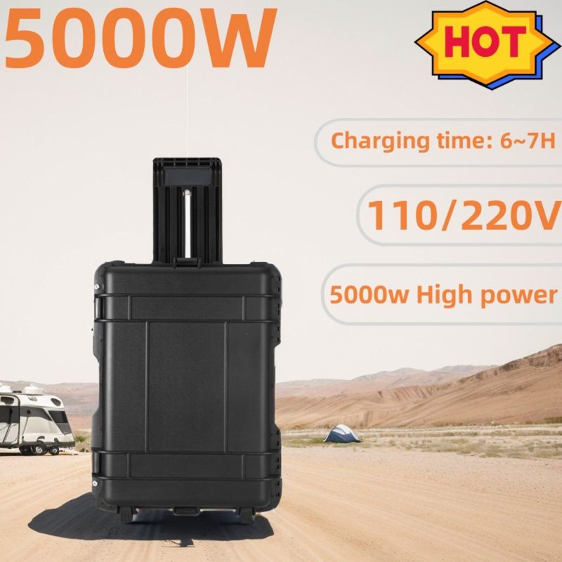 Generatore solare portatile di 8000 W di potenza massima con luce a prova di esplosione