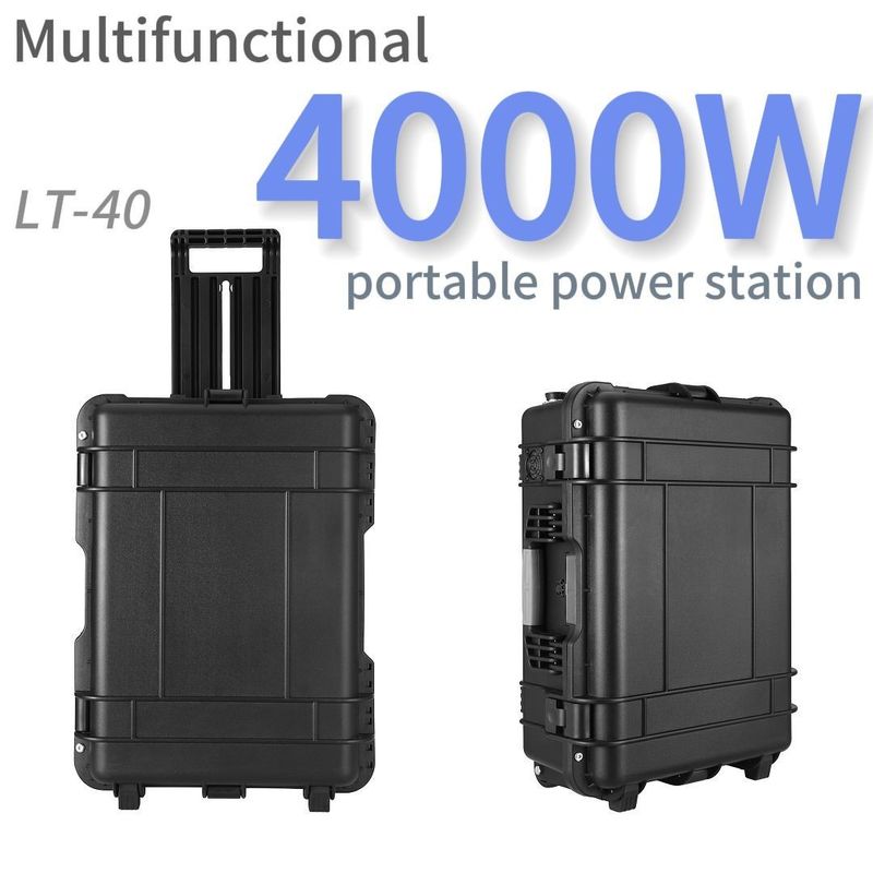Batteria portatile LiFePO4 da 4000W e centrale elettrica portatile da 3000W per un tempo di ricarica di 6-7h