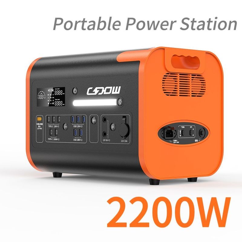 2000wh Immagazzinamento di energia fuori rete Energia solare di riserva Banca di energia portatile Stazione elettrica