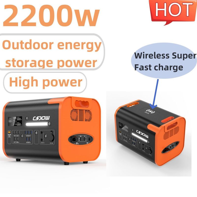 Un38.3/Msos Autenticazione 2200W Stazione di ricarica portatile 220V Generatore solare per ufficio