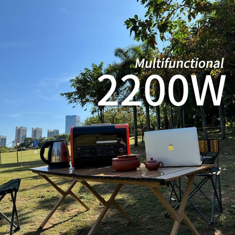 Un38.3/Msos Certificato 2200W Outdoor Portable Power Station con 2000W Solar Power System