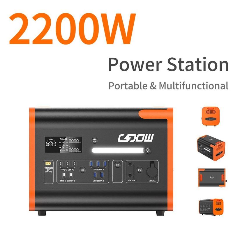 Protezione da sovratensione 220V±5% 2500W Batteria al litio Generatore UPS per casa