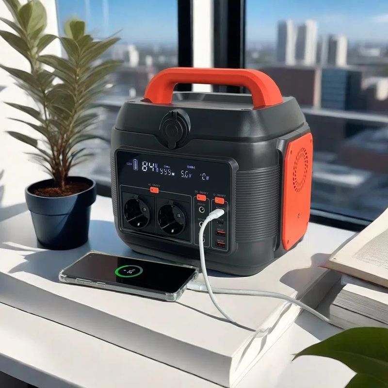 Colore personalizzabile Centrale elettrica domestica da 600 W e generatore solare per campeggi all'aperto