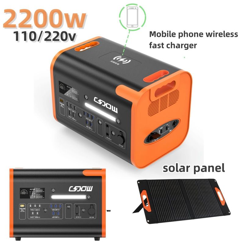 Centrale elettrica portatile certificata Un38.3/Msos per emergenze domestiche e durata più lunga