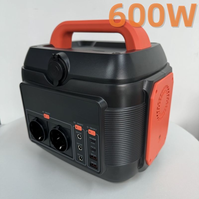 600W Tipo-C Pd 100W Sine Wave Batteria al litio Protezione da sovratemperatura Ja Socket AC