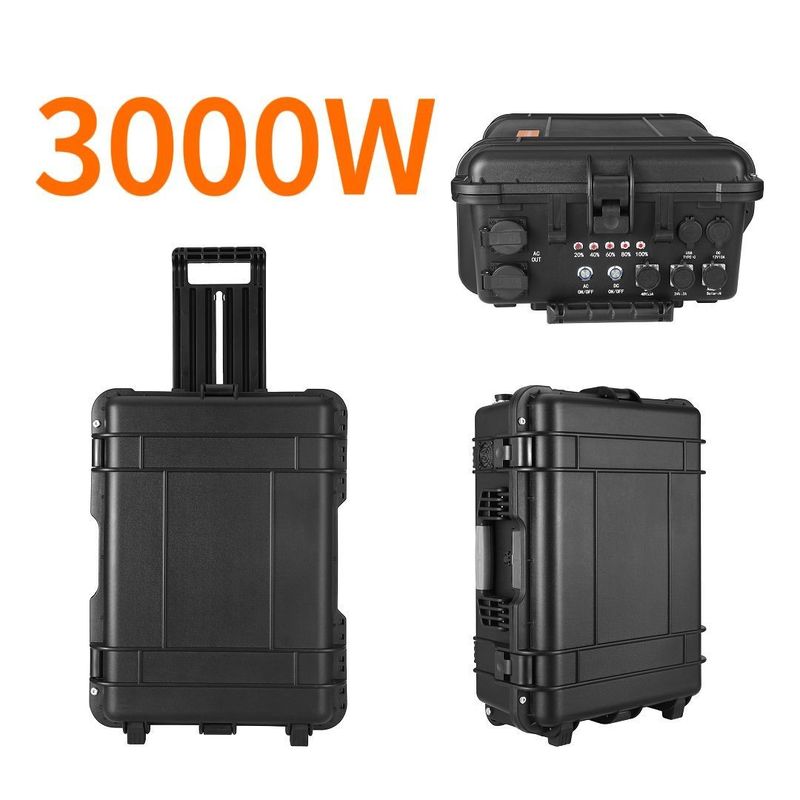 LT-30 Centrale elettrica portatile a batteria LiFePO4 ad alta capacità 3000wh 3300W per campeggi