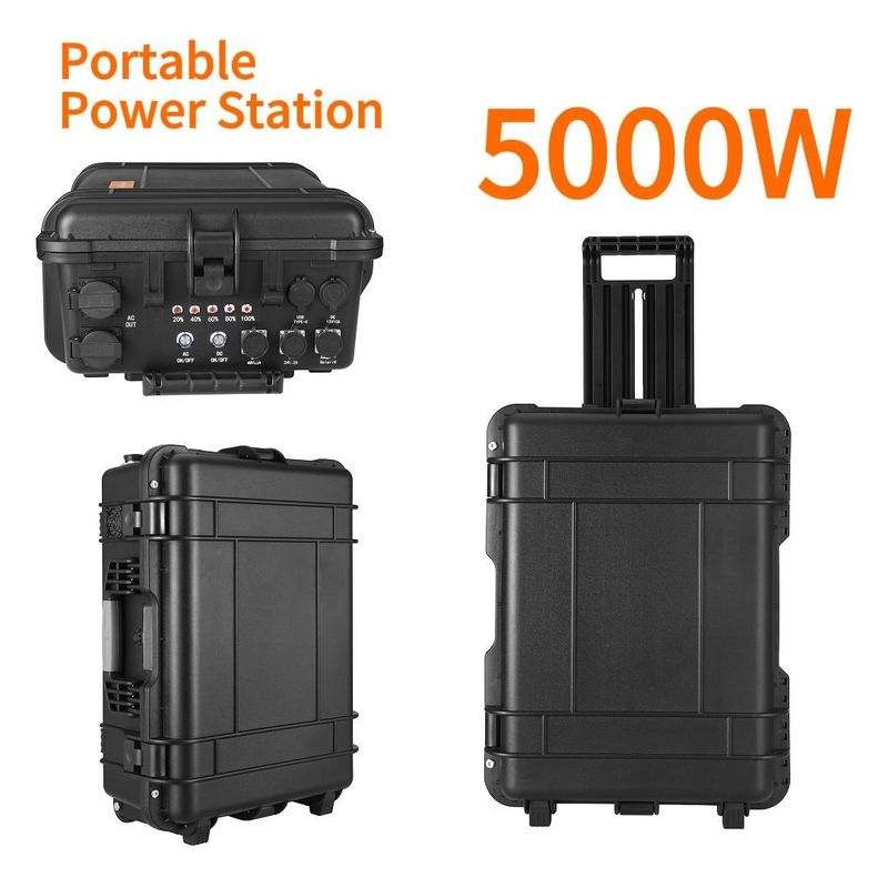 Generatore di energia di 5000W Camping Lithium Portatile Stazione solare con LT-50