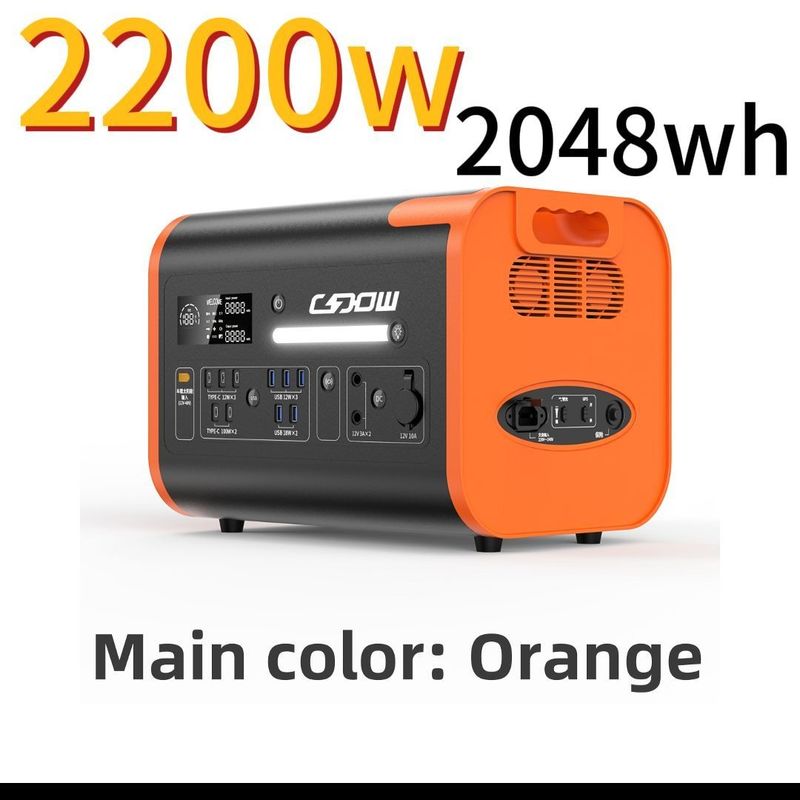 Fornitore di alimentazione portatile a ricarica rapida da 1500 W con display e centrale elettrica mobile UPS da 1800 W