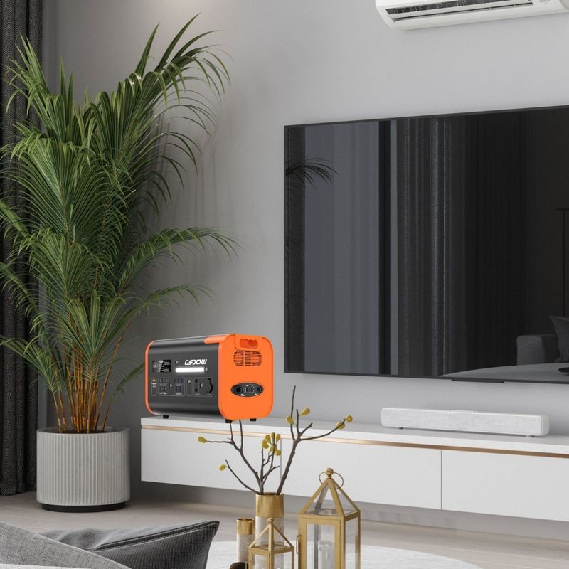 All-in-one pannello solare centrale elettrica di emergenza 2200W/2400W Grande capacità per esterni