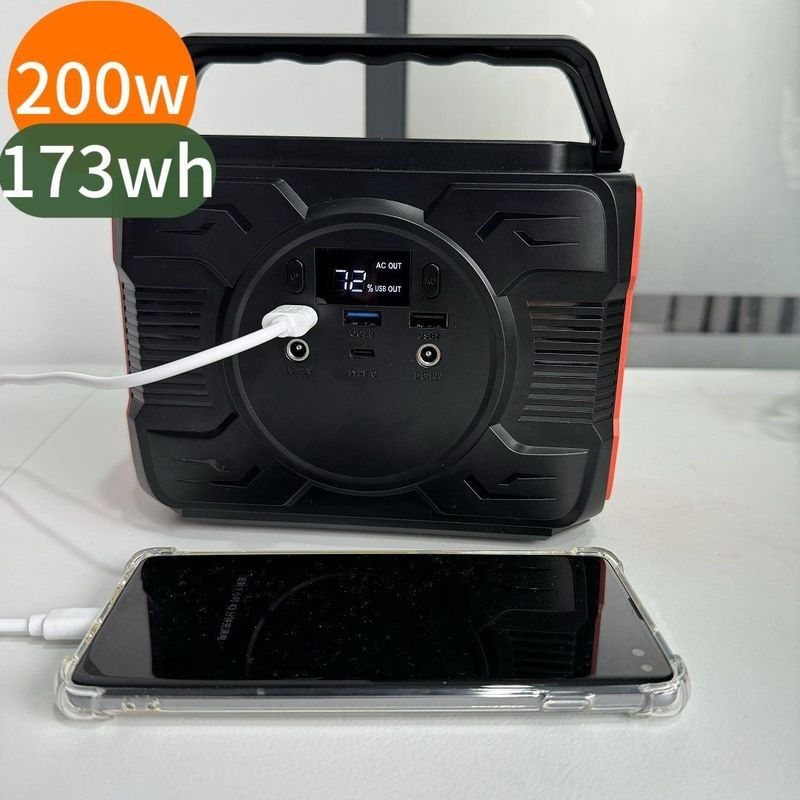 200W/300W/400W Portatile generatore ibrido solare eolico Perfetto per Nord America all'aperto