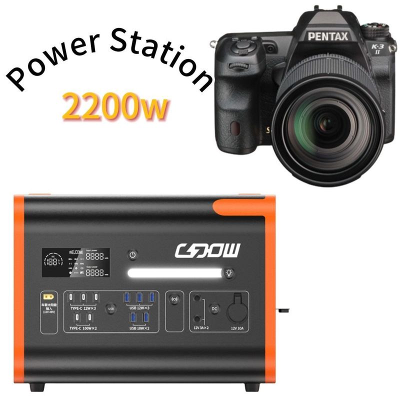 Centrale elettrica portatile a ingresso solare da 800W e durata 2000 volte per il campeggio all'aperto