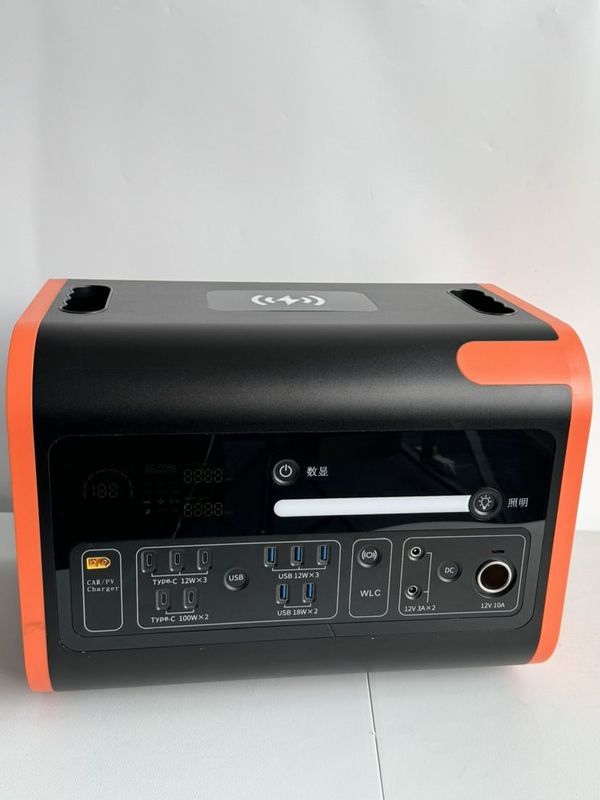 800W di ricarica solare all'aperto Picnic Power Mobile 2200W Power Station con display a nastro