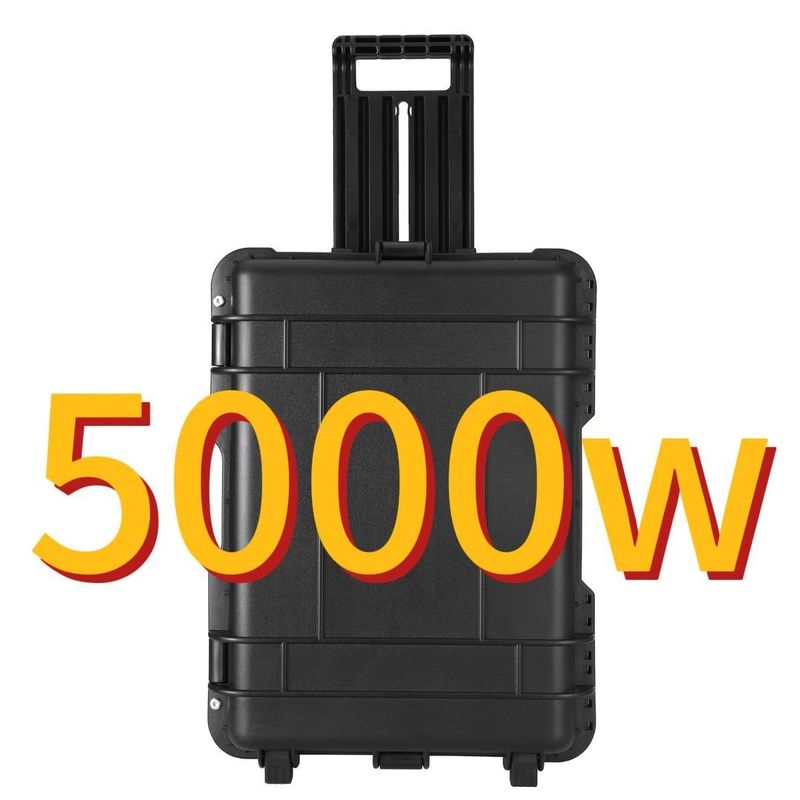 Carica auto 5000W/100ah Batteria al litio di grande capacità Stazione di energia solare per esterni