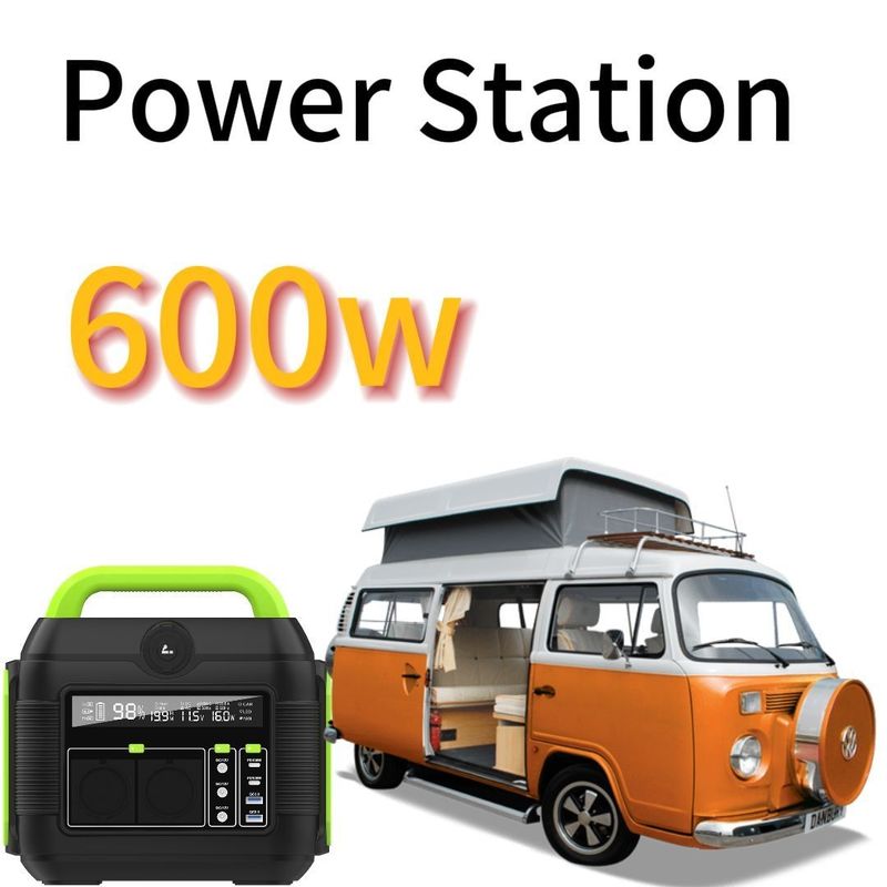 600W/288wh Attività all'aperto Centrale di alimentazione portatile solare mobile con batteria al litio