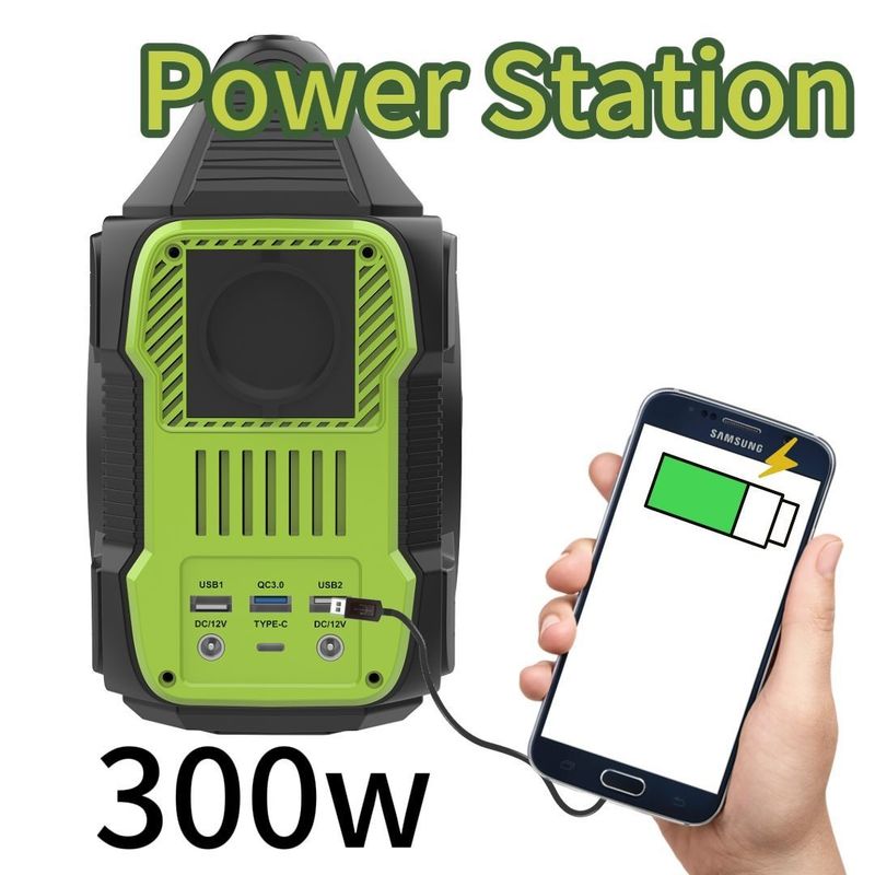 300W/288wh Generatore portatile silenzioso per centrale elettrica da campeggio all'aperto riciclabile